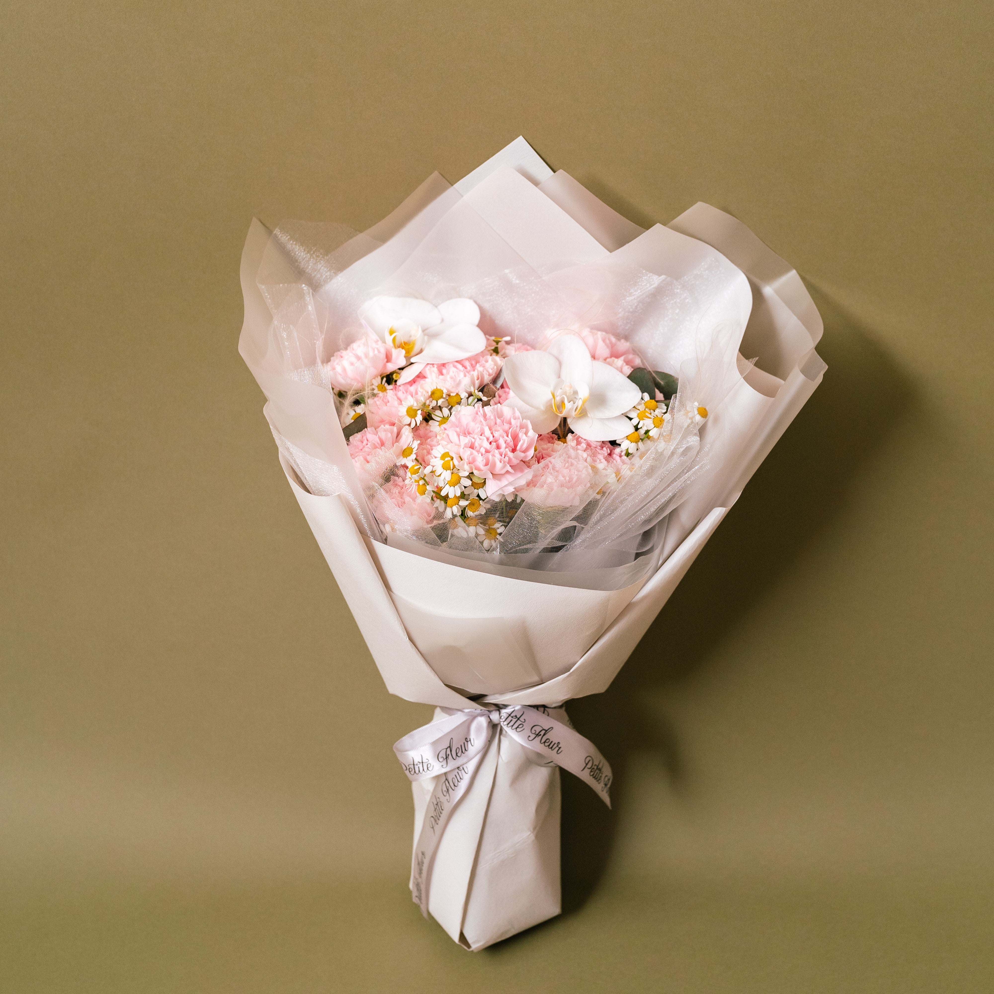 Carnation And Phalaepnosis Bouquet