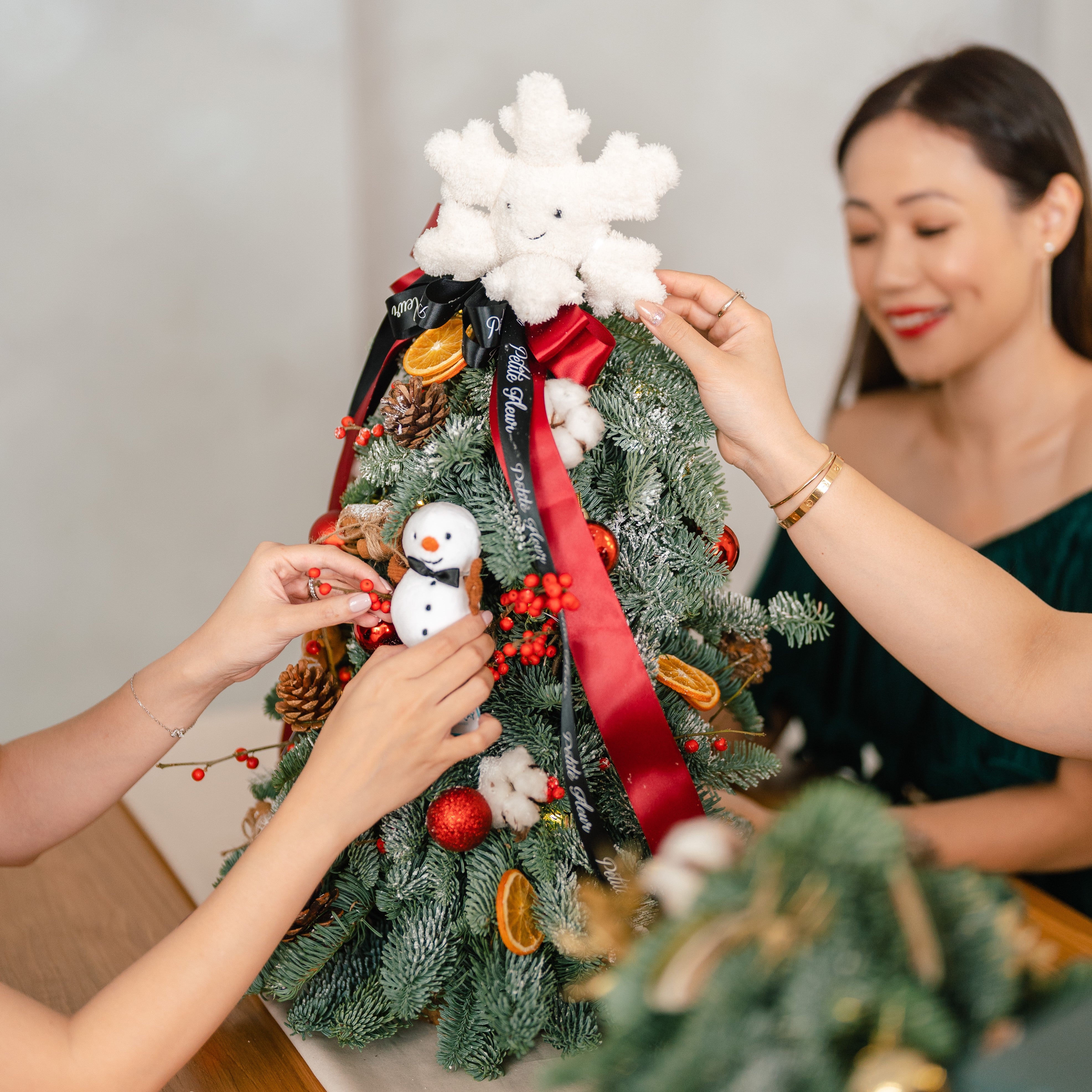 Petite Fleur DIY Christmas Tree Gift Box