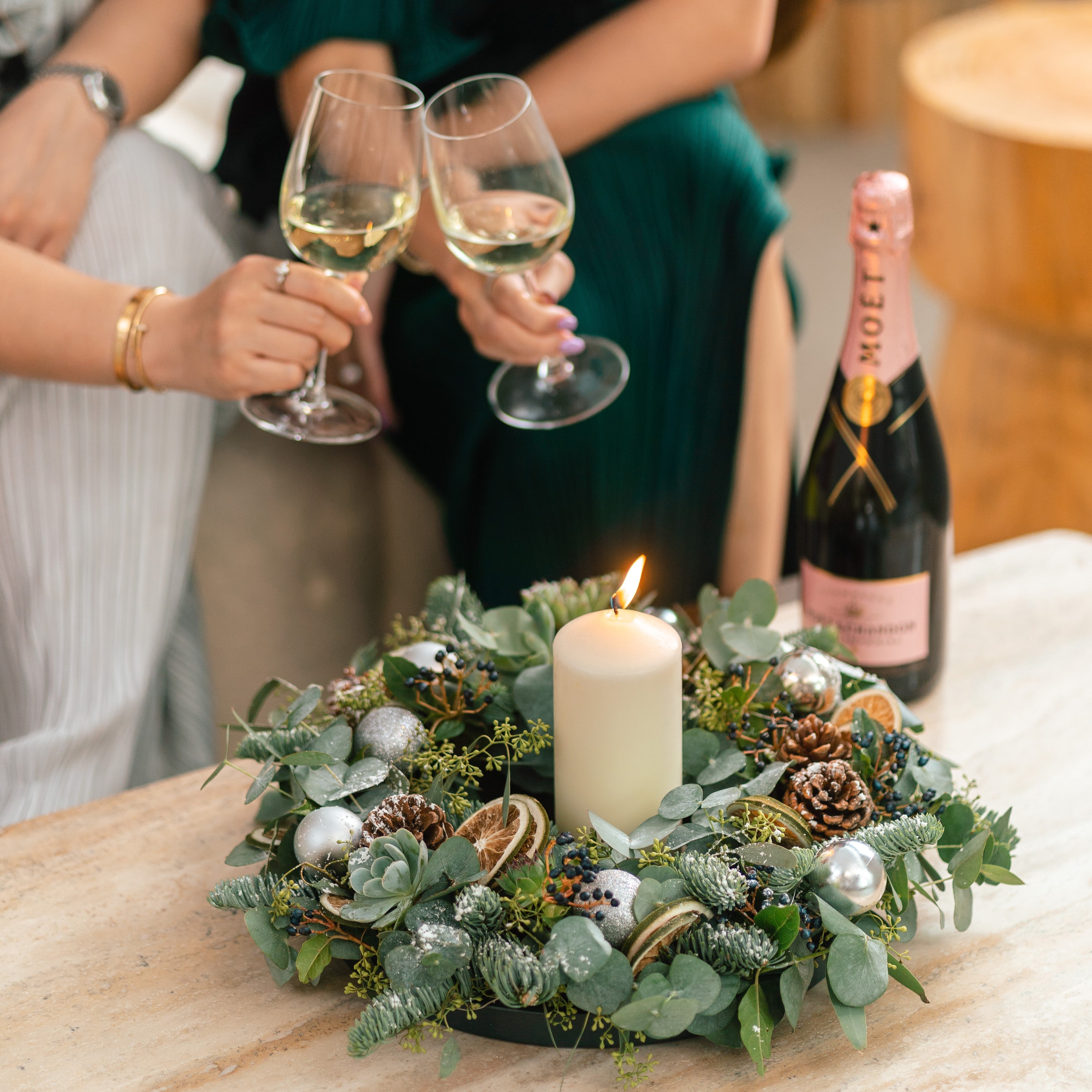 Christmas Table Wreath