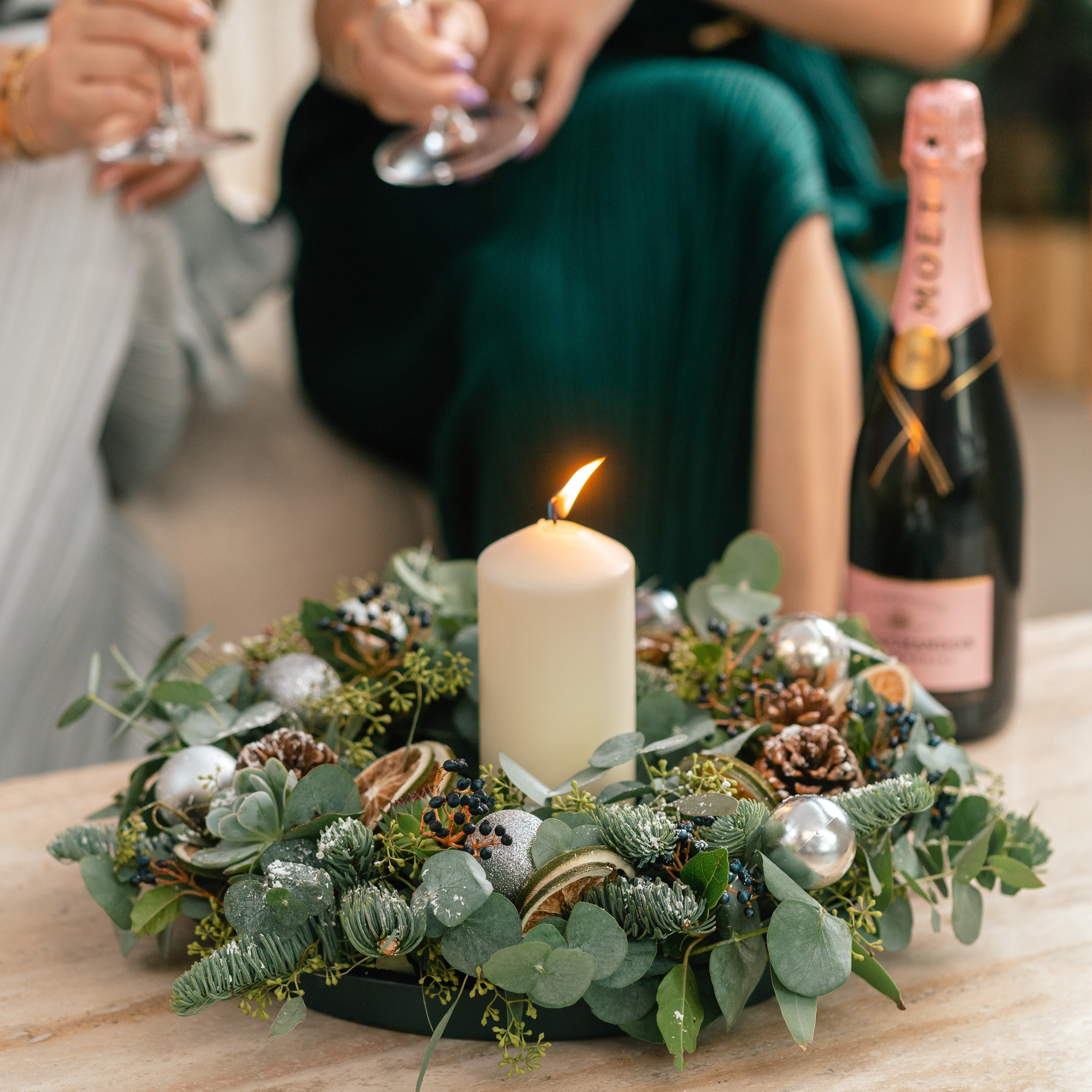 Christmas Table Wreath
