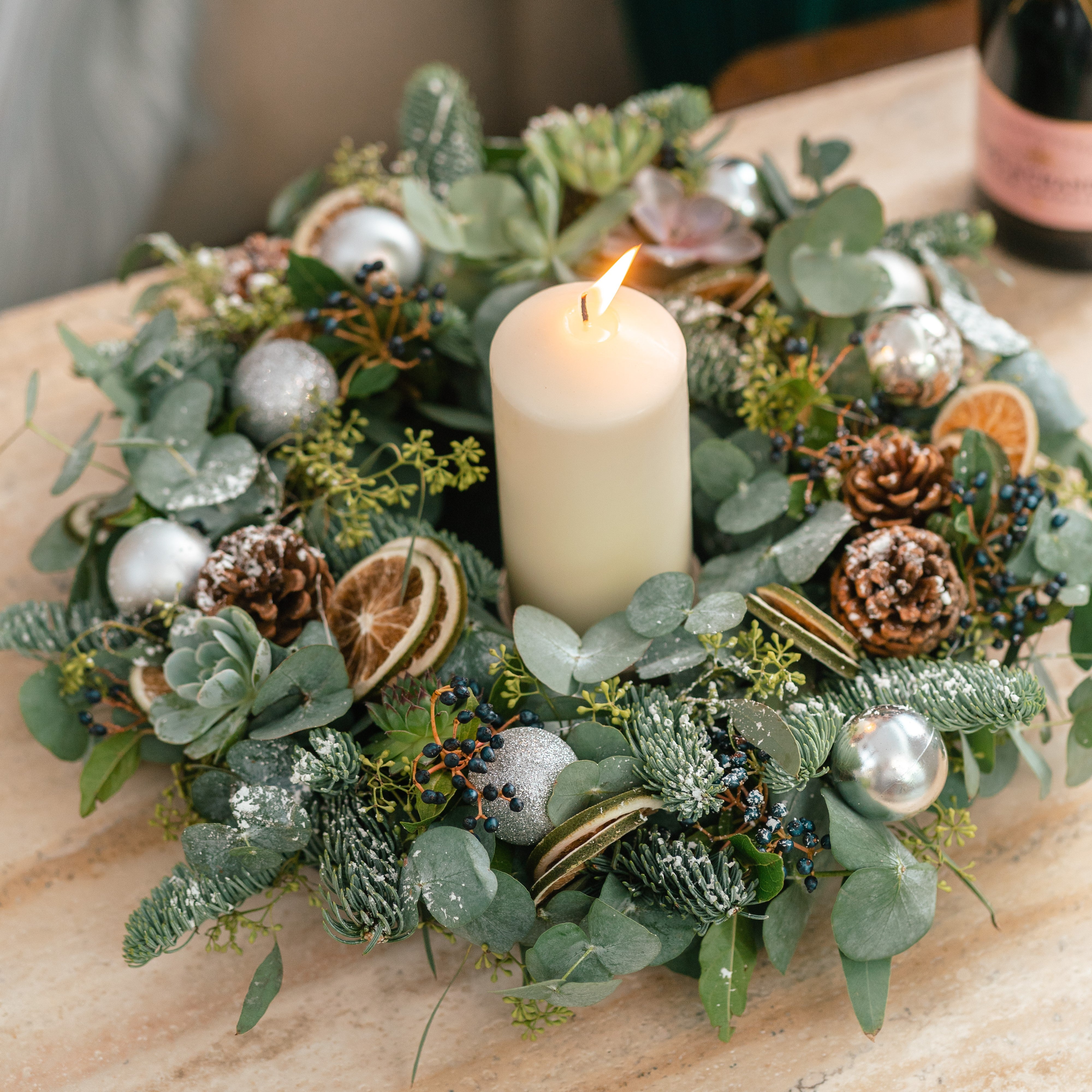 Christmas Table Wreath