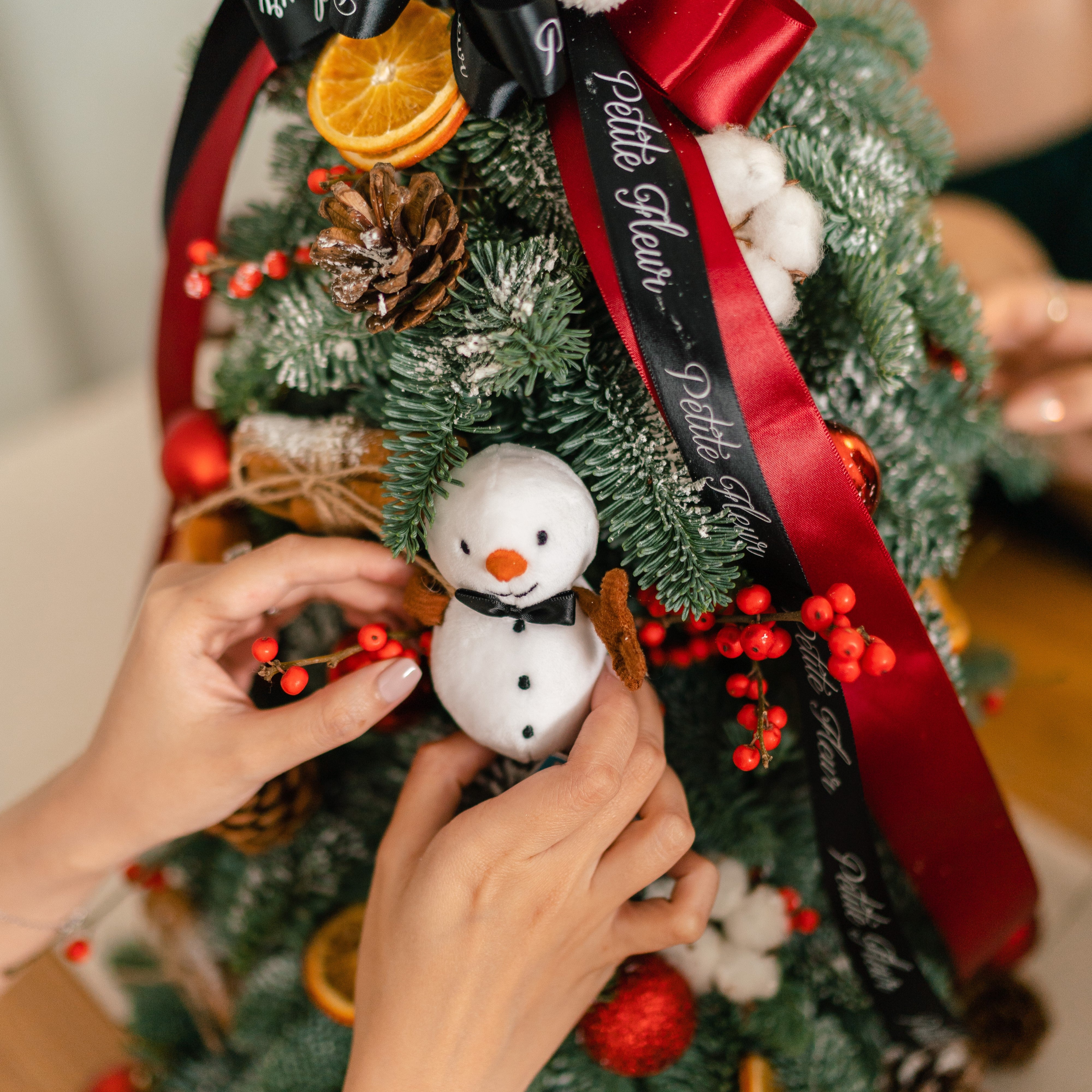 Petite Fleur DIY Christmas Tree Gift Box