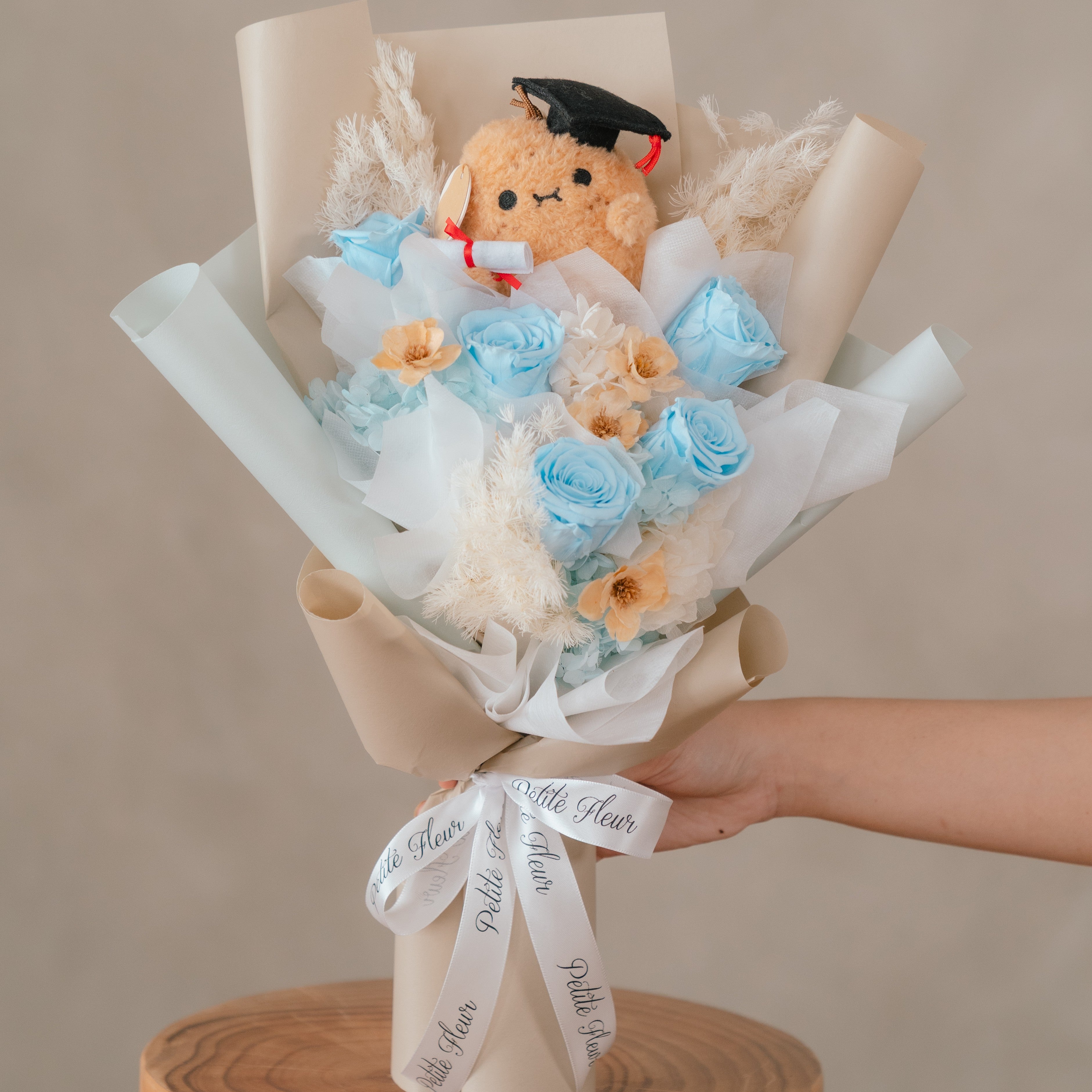 Preserved Roses Graduation Bouquet