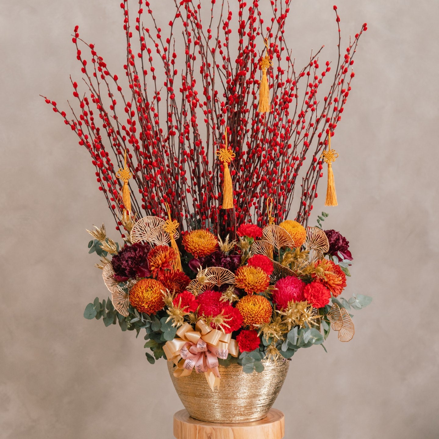 Blossom of Wealth Vase Arrangement