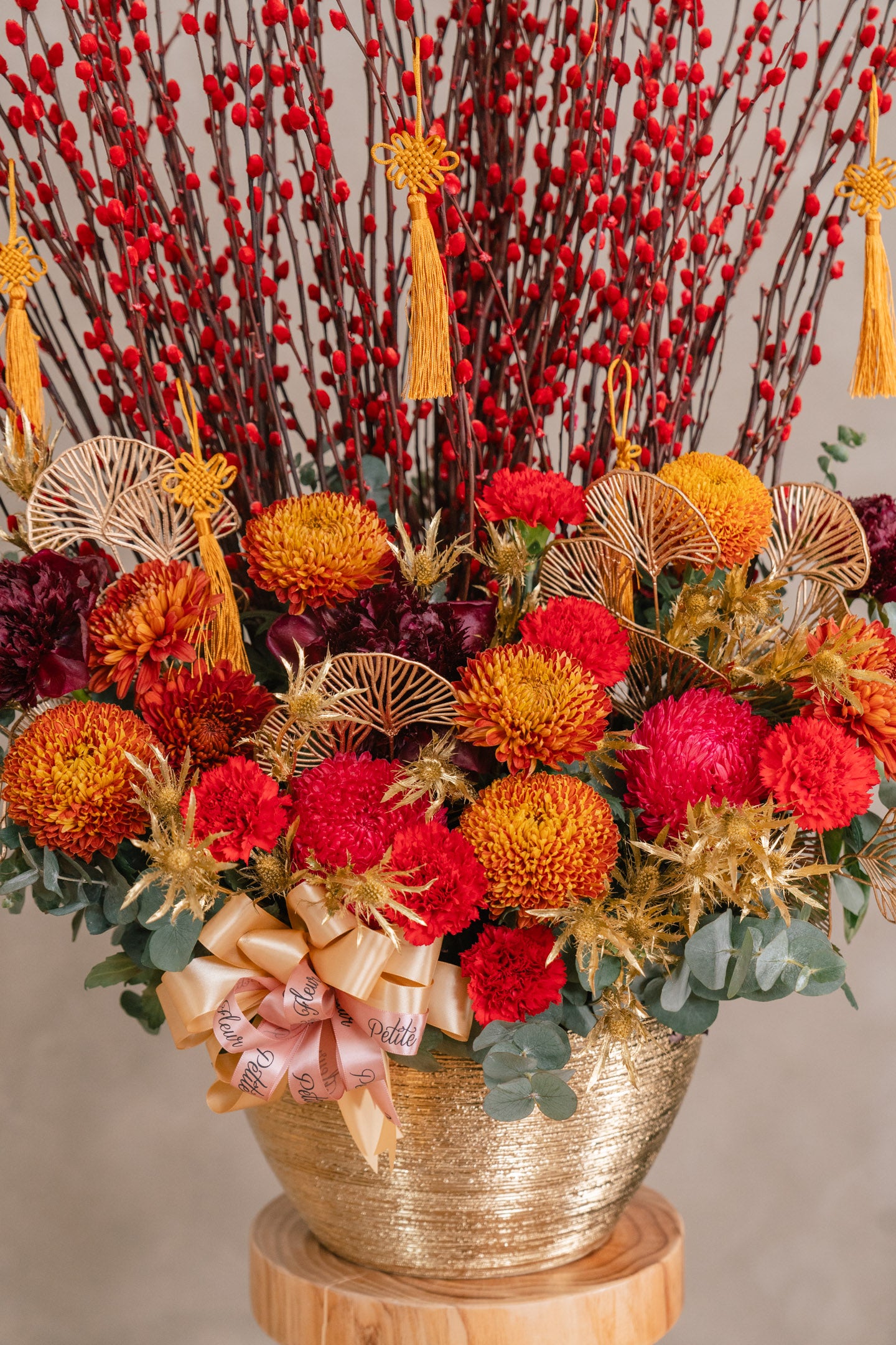 Blossom of Wealth Vase Arrangement