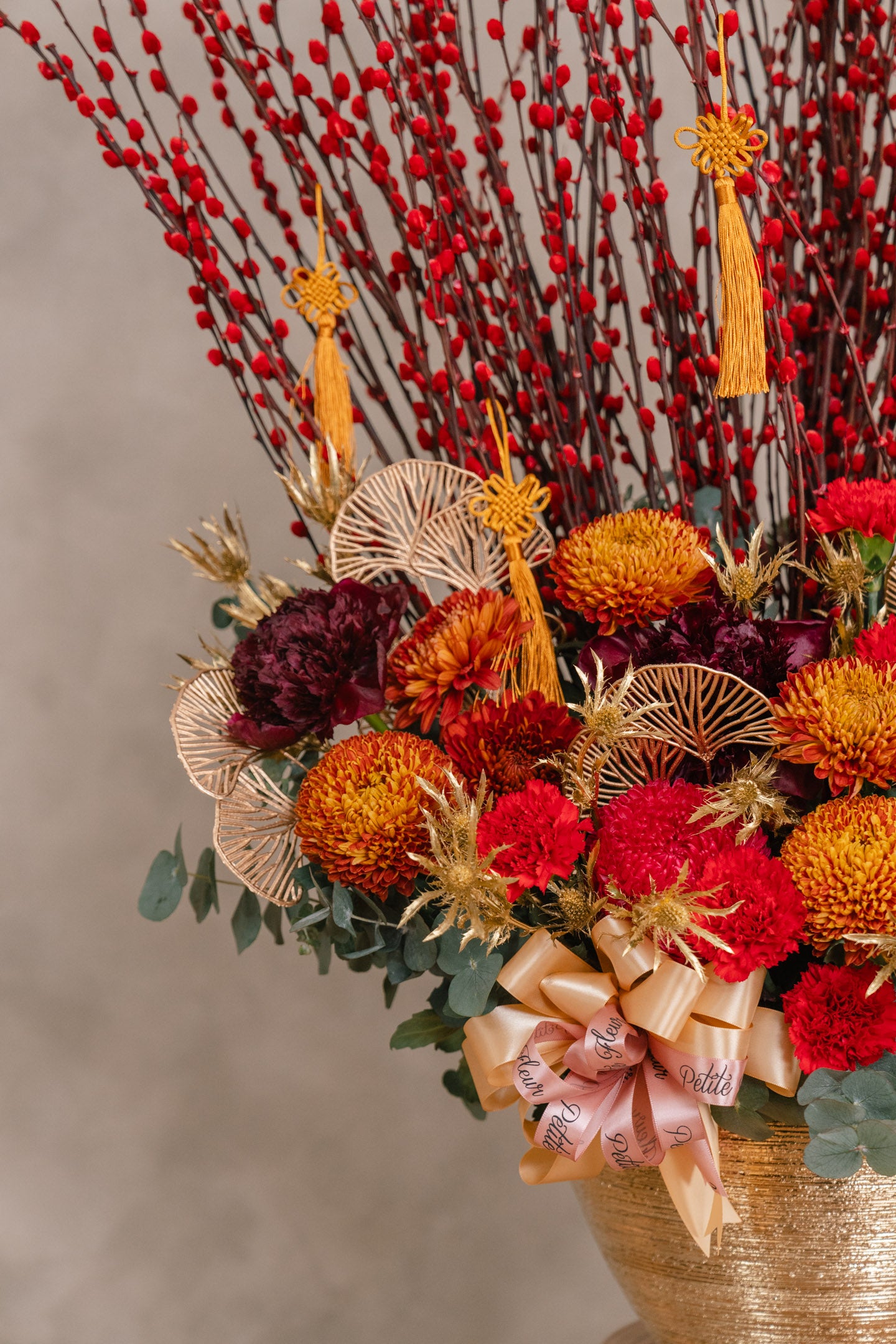 Blossom of Wealth Vase Arrangement