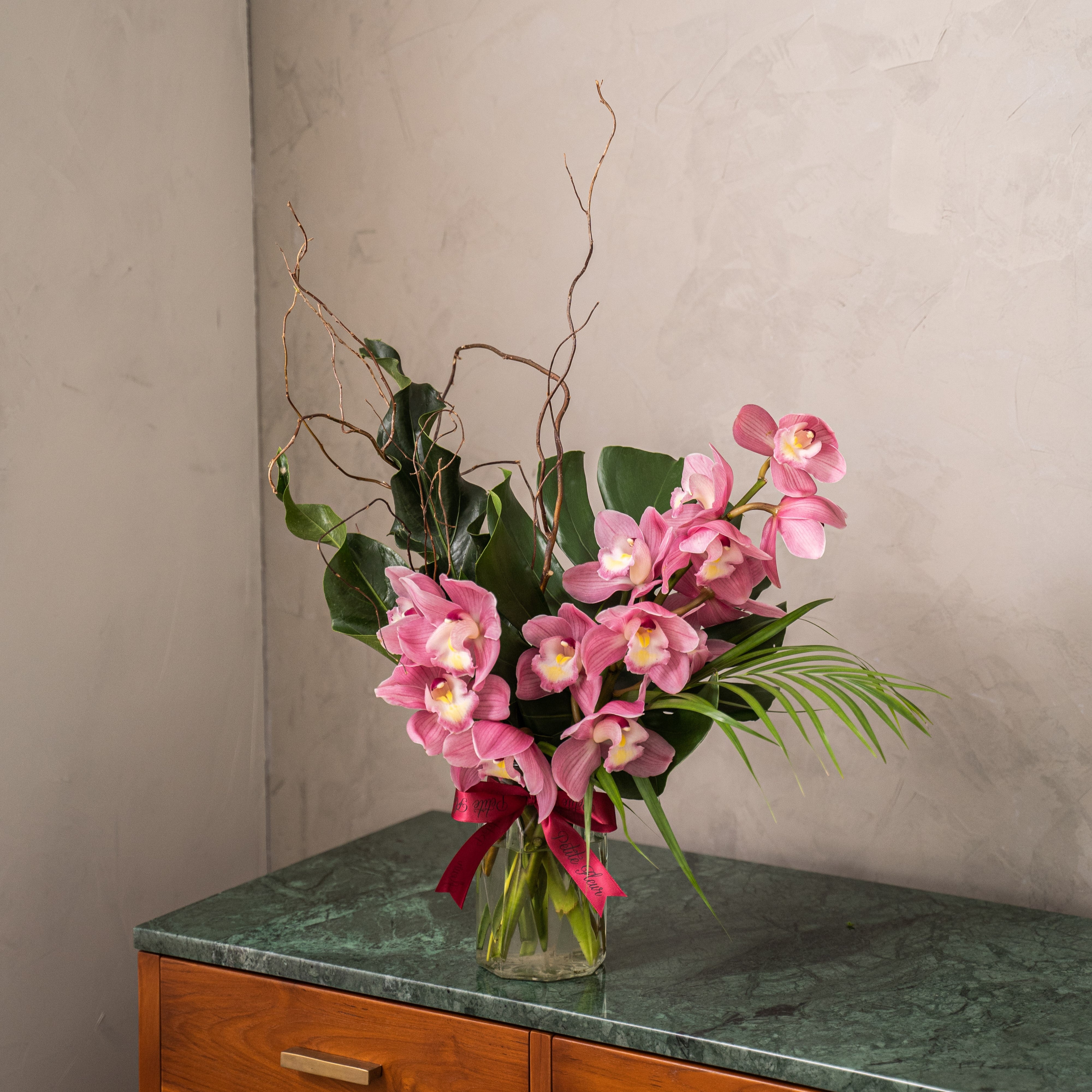 Dainty Pink Orchid Arrangement