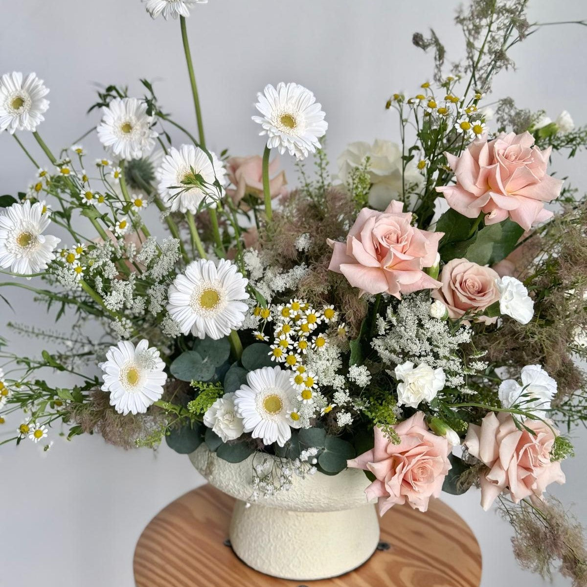 Blush Meadow Vase Arrangement