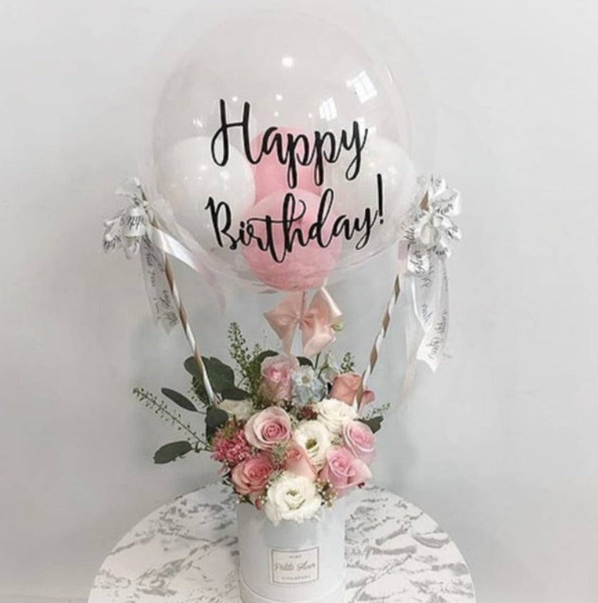 Hot Air Balloon - Fresh Flowers