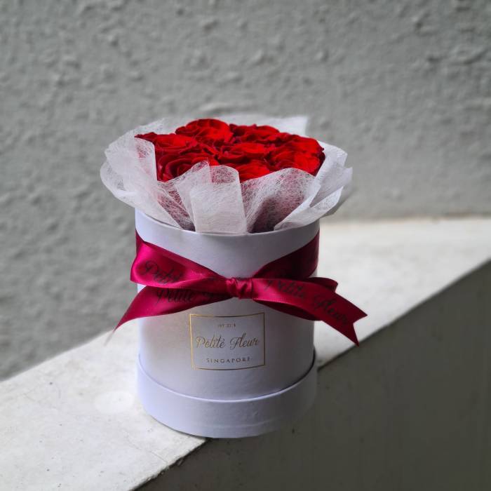 Preserved Roses - Petite Round Box