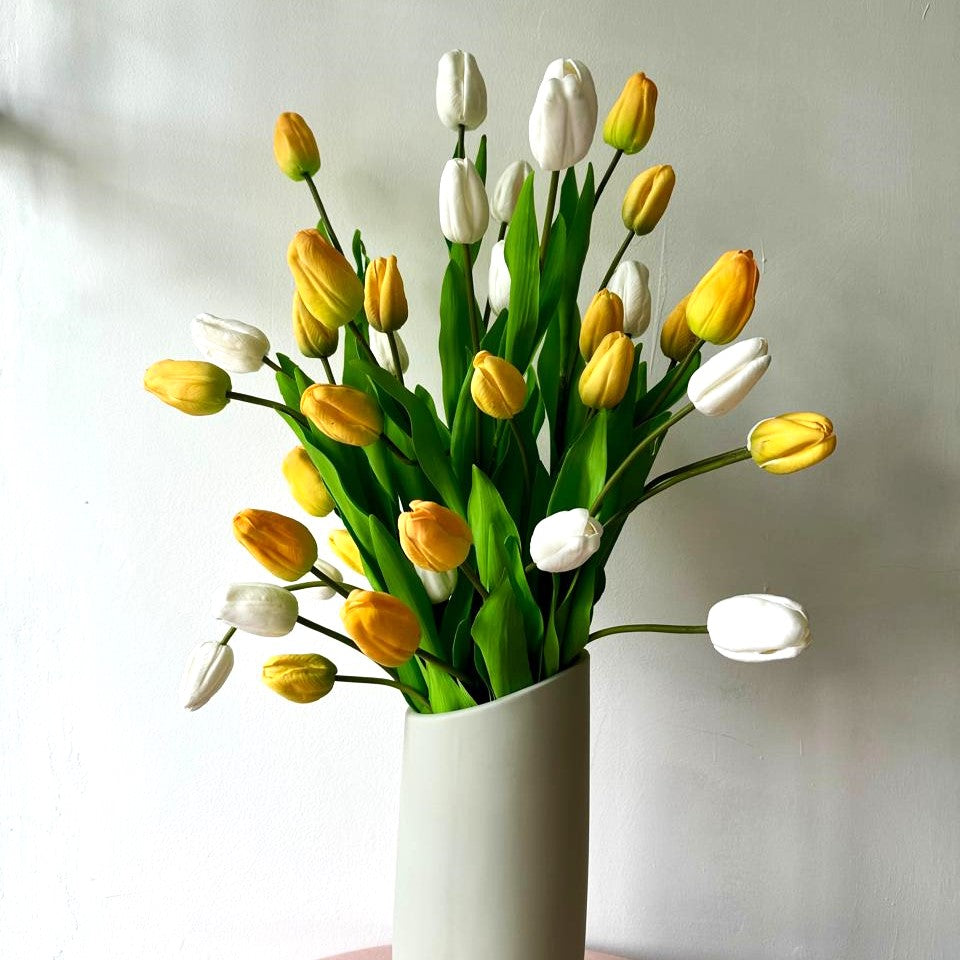 Artificial Tulip Vase Arrangement