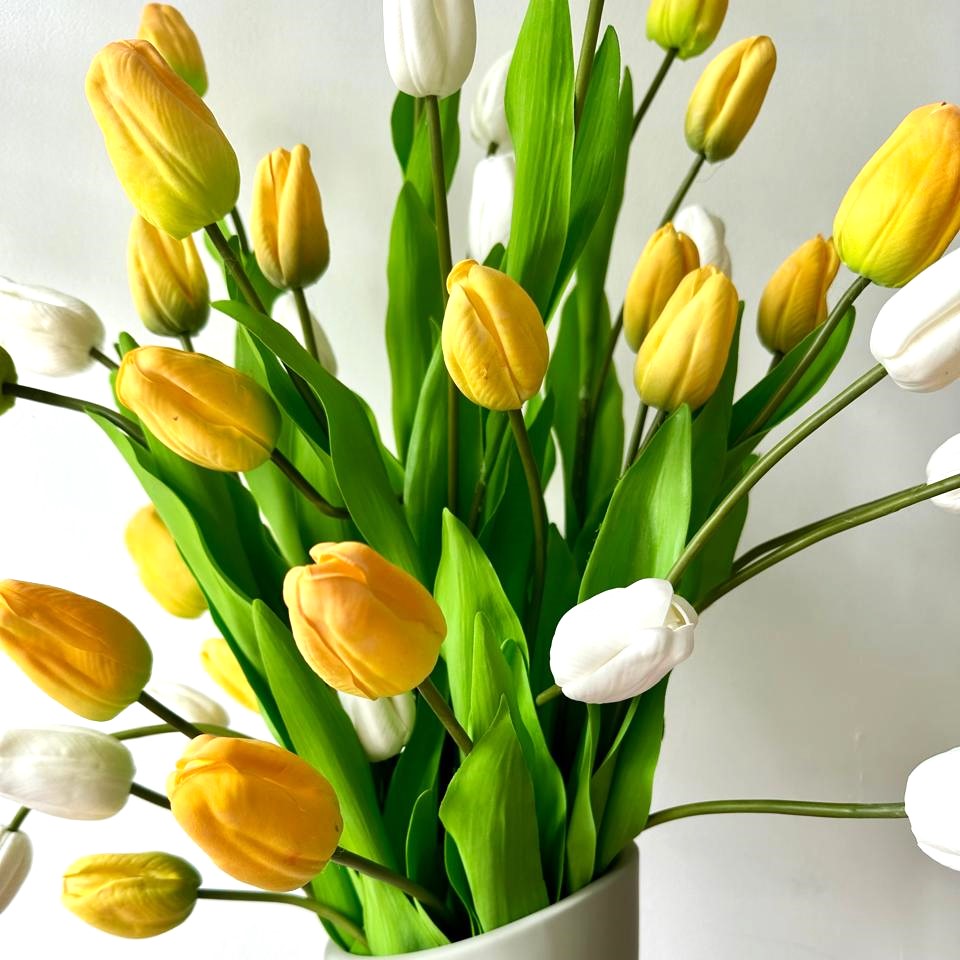 Artificial Tulip Vase Arrangement