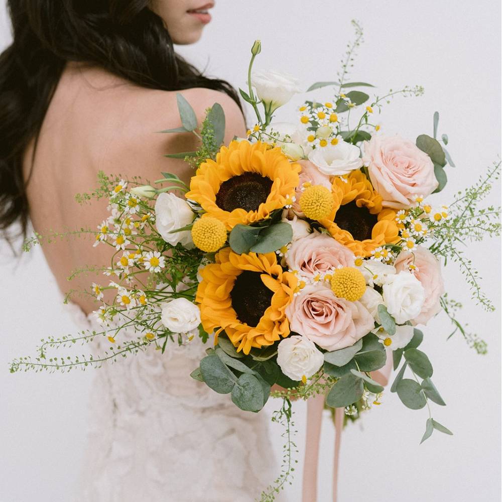Golden Bloom Bridal Bouquet