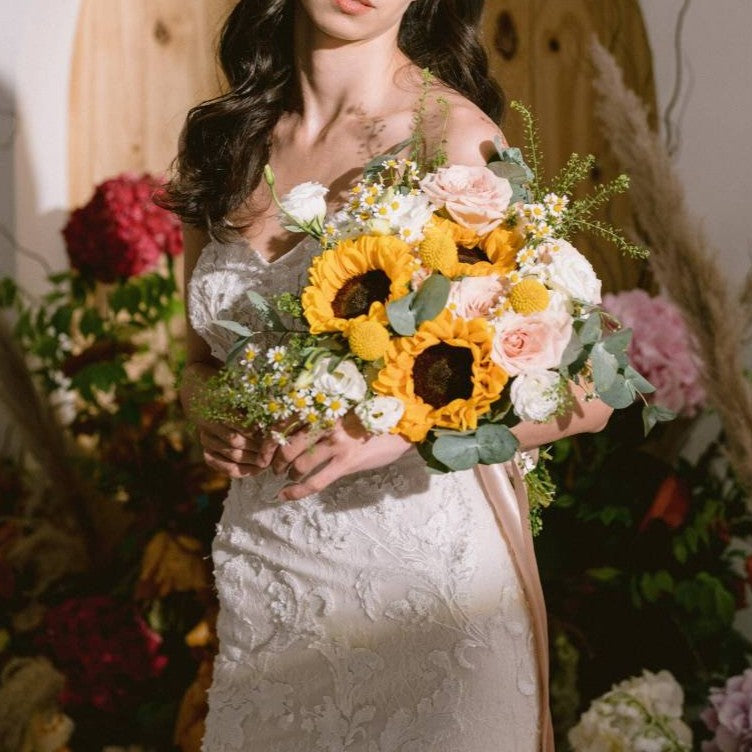 Golden Bloom Bridal Bouquet
