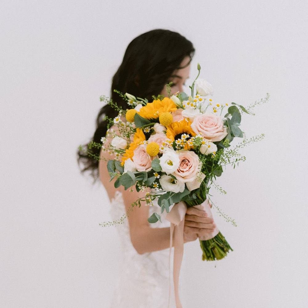 Golden Bloom Bridal Bouquet