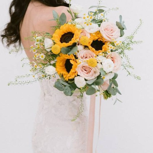 Golden Bloom Bridal Bouquet