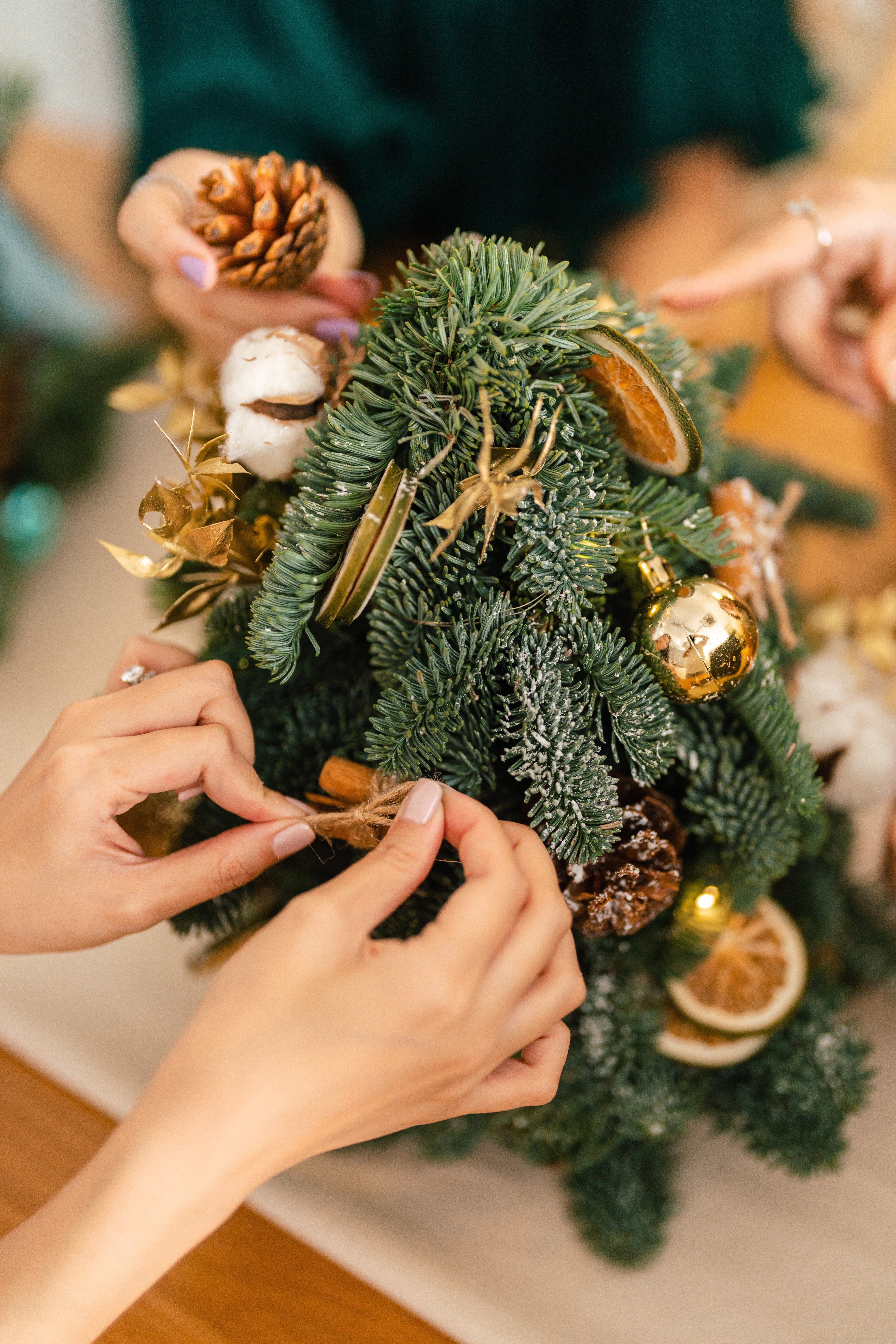 Petite Fleur DIY Christmas Tree Gift Box