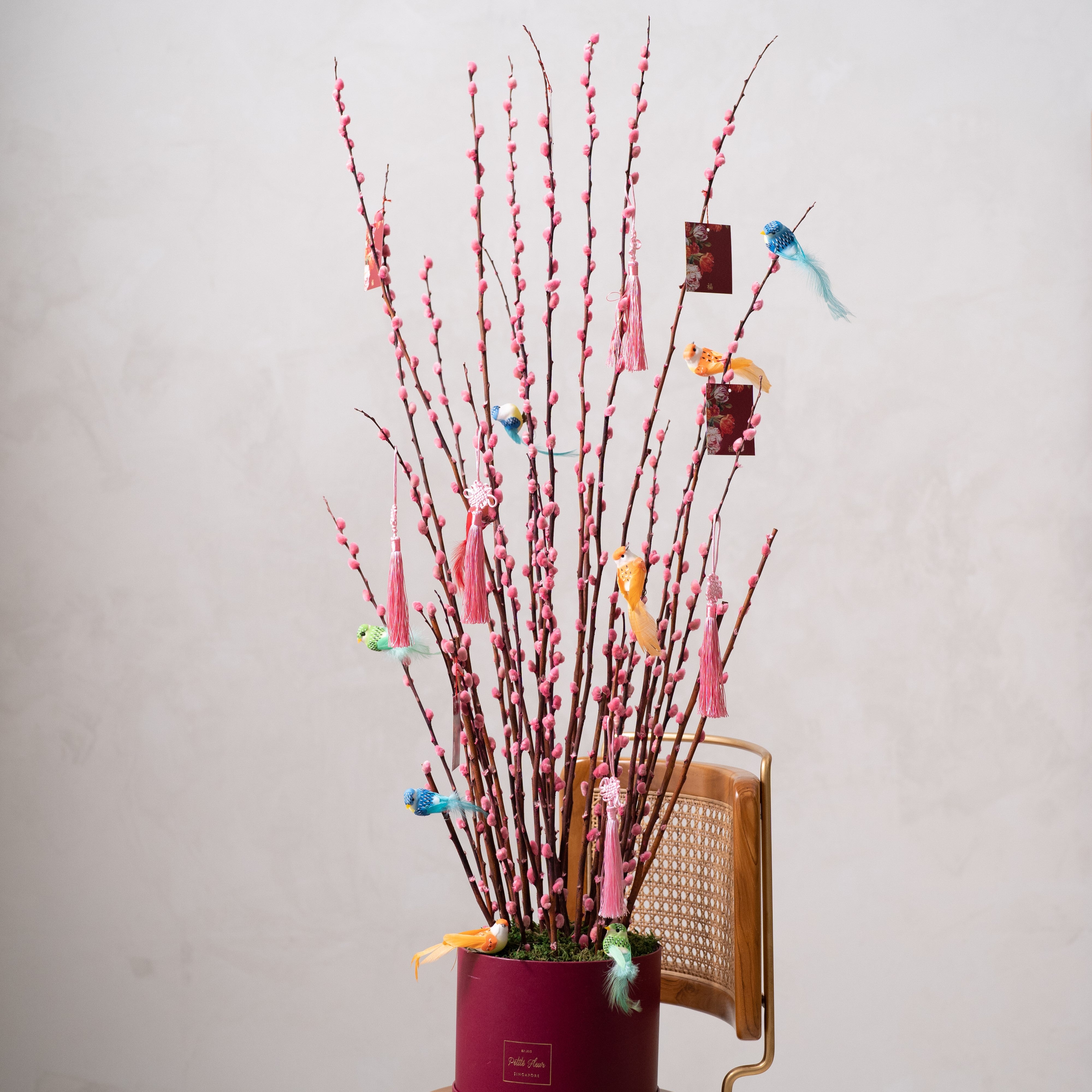 Pussy Willow Flower Box