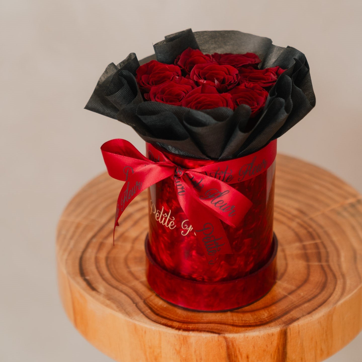 Preserved Roses - Petite Round Box
