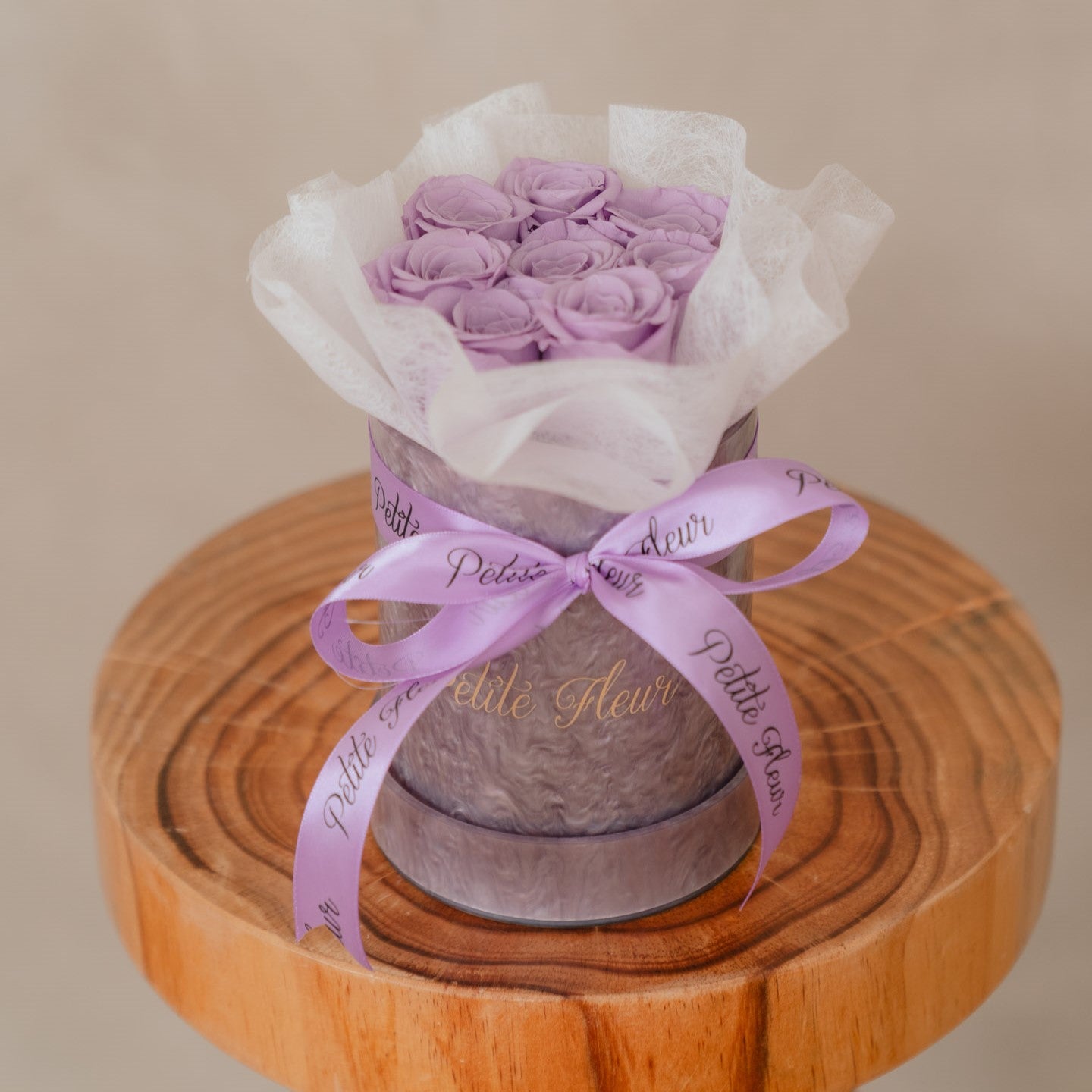 Preserved Roses - Petite Round Box