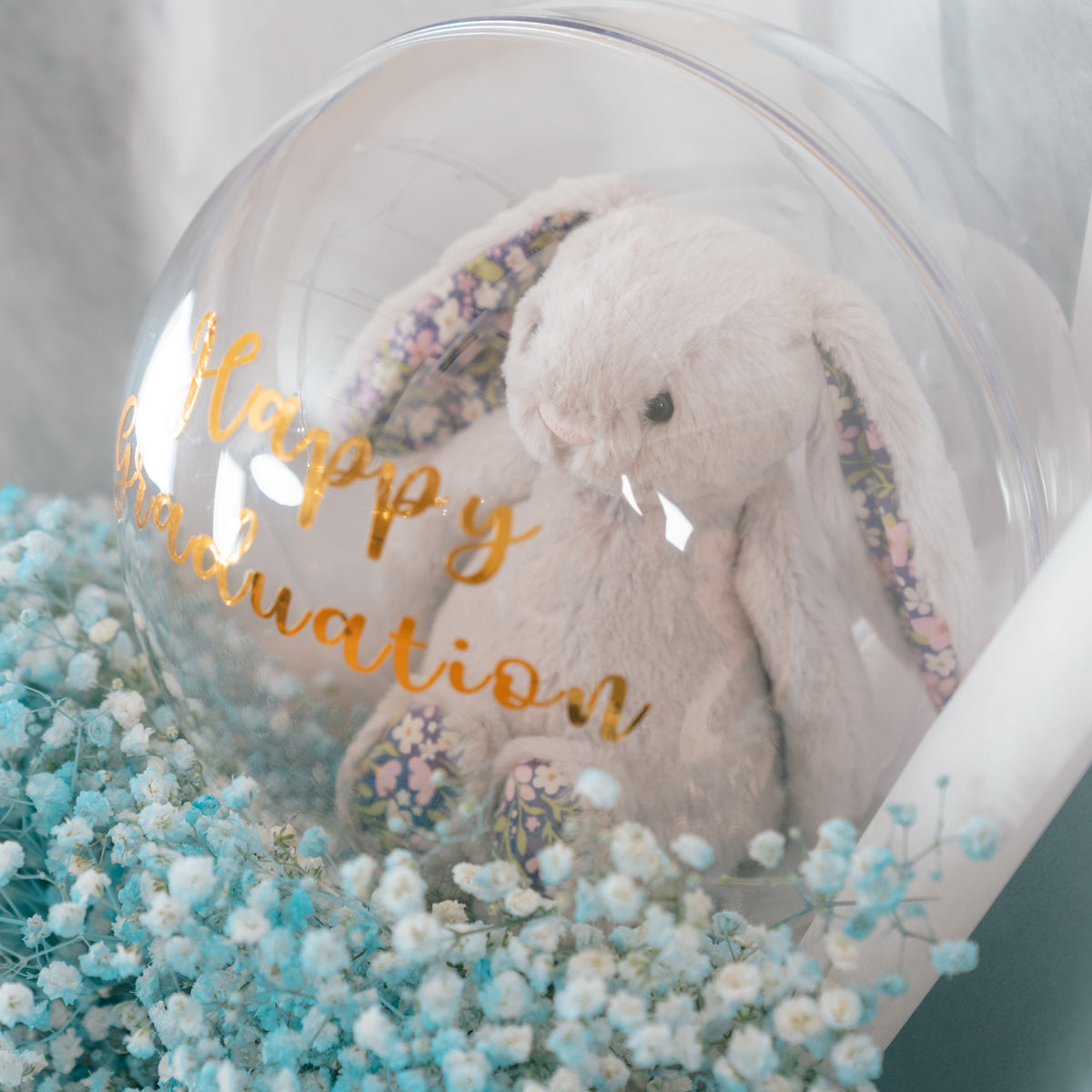 Baby's Breath Graduation Bouquet