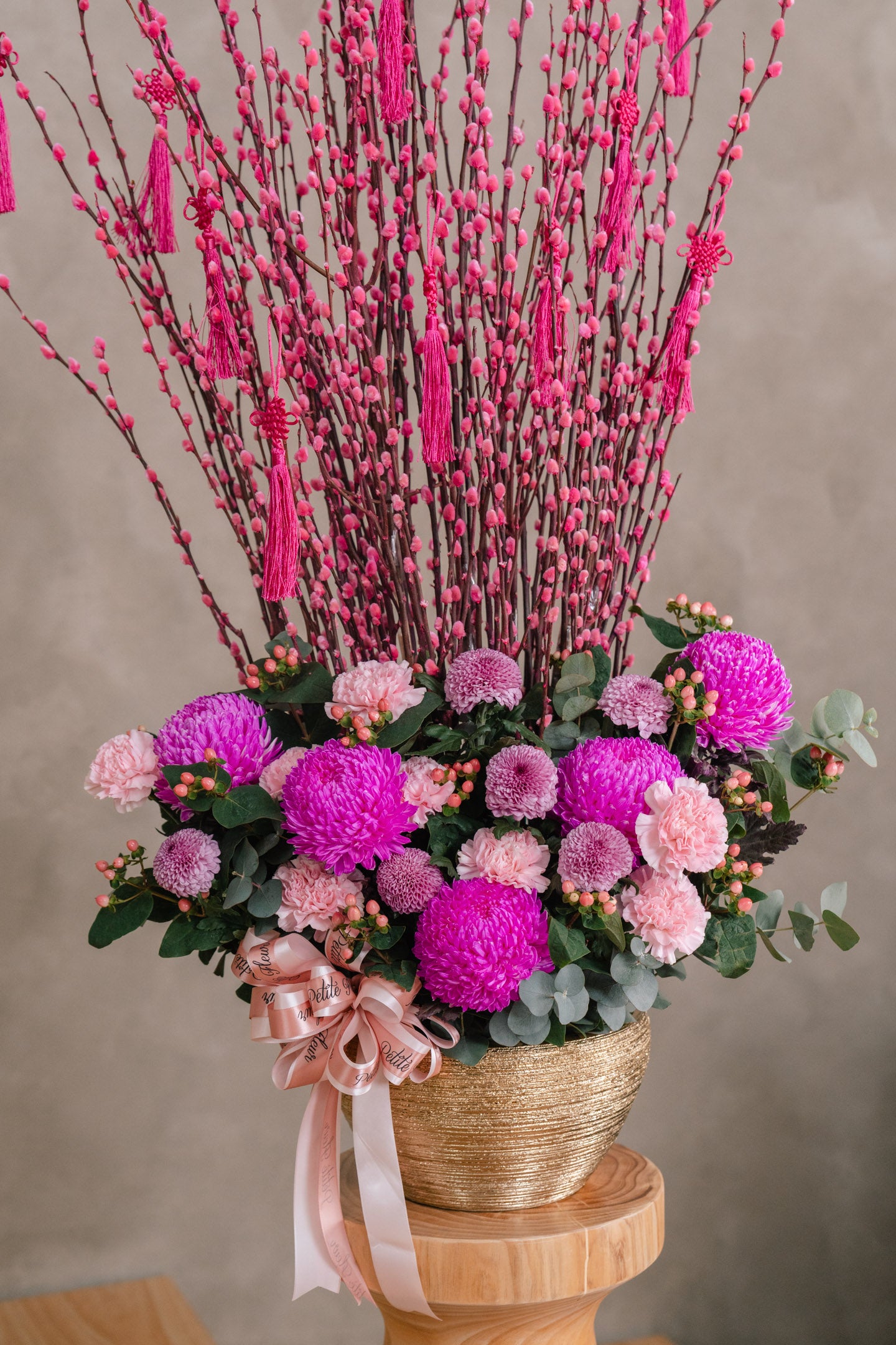 Blossom of Wealth Vase Arrangement