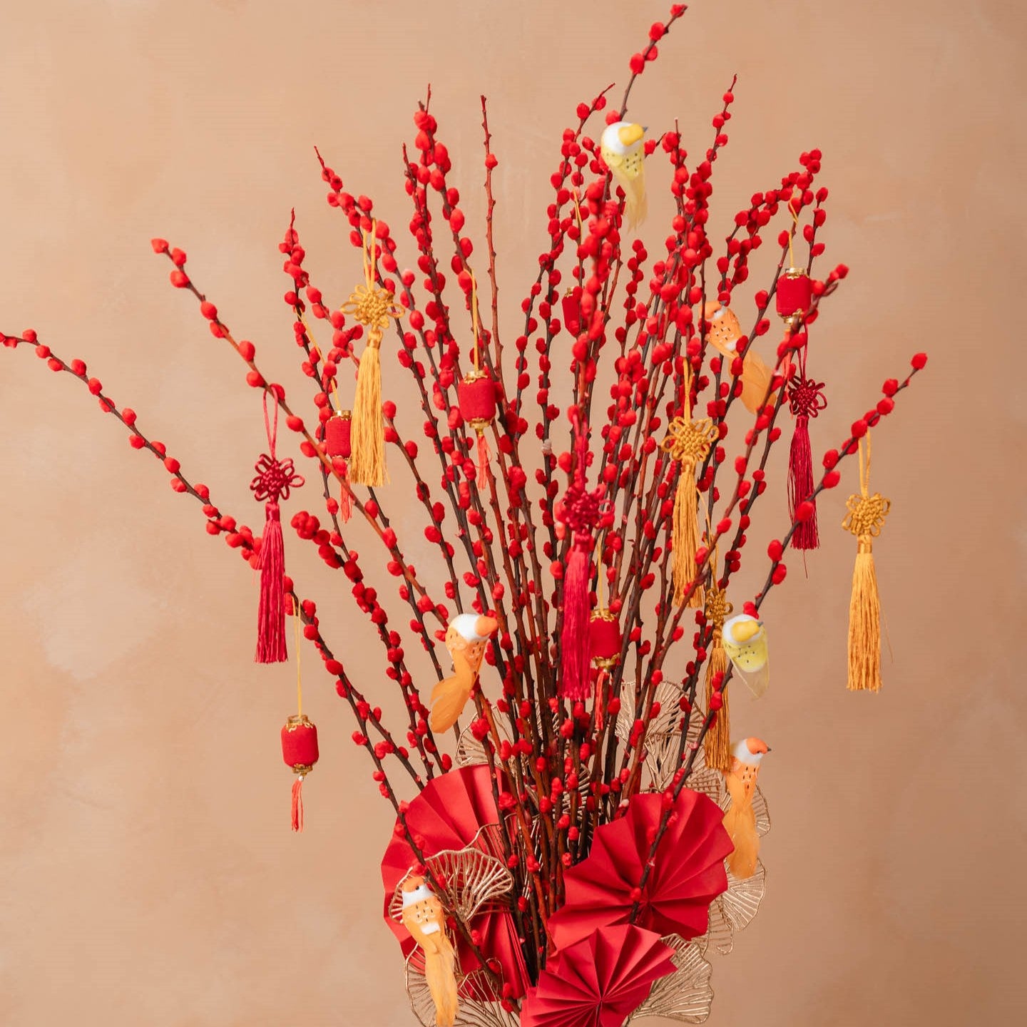 Graceful Pussy Willow Vase Arrangement