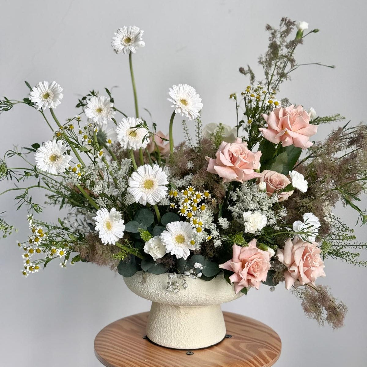 Blush Meadow Vase Arrangement