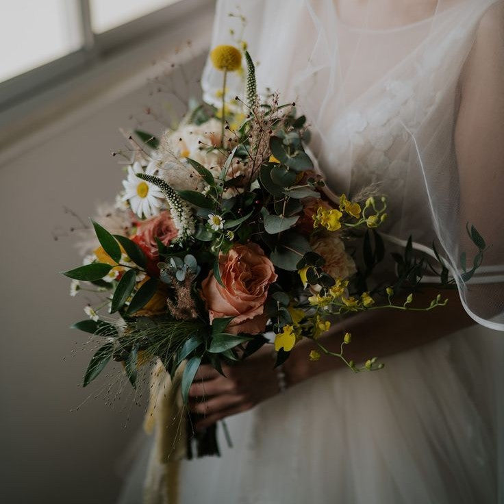 Rustic Wildflower Bridal Bouquet