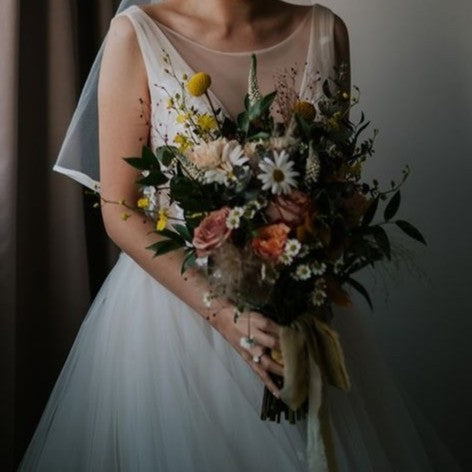 Rustic Wildflower Bridal Bouquet