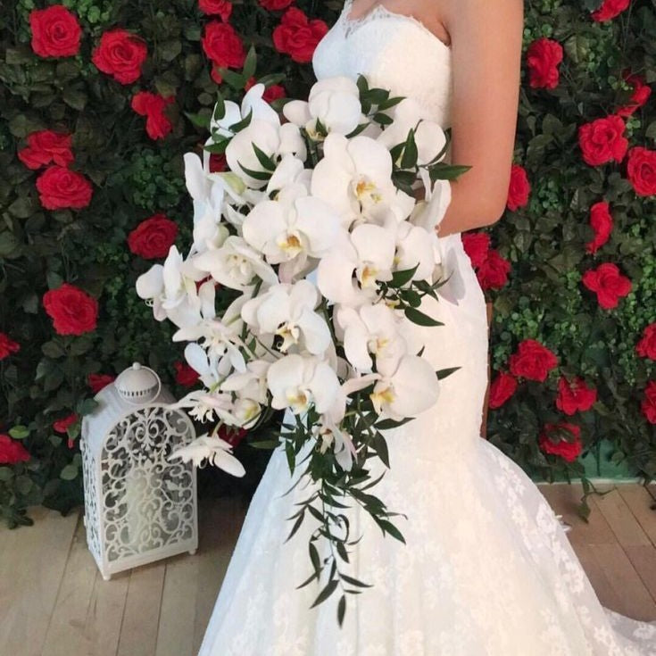 Cascading Orchid Bridal Bouquet